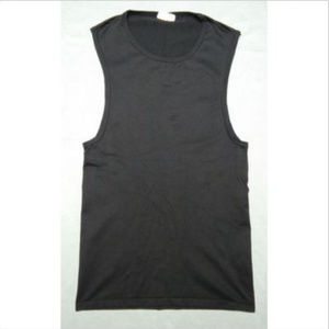 CK Calvin Klein Drop Sleeve Black Nylon Tank Top